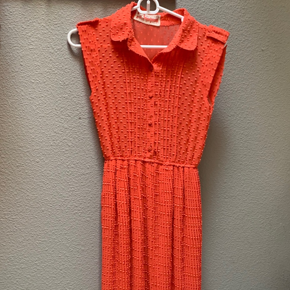 Orange dress